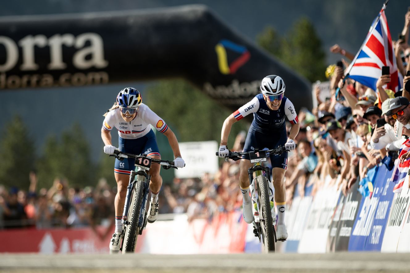 2024 UCI Mountain Bike World Championships: cross-country short track titles for Richards and Koretzky