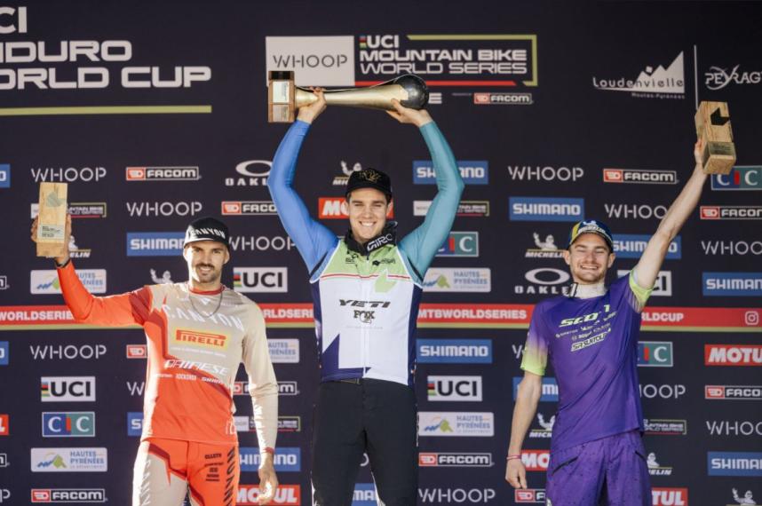 GILCHRIST SUFFERS IN LOUDENVIELLE - PEYRAGUDES BUT WINS UCI E-ENDURO WORLD CUP OVERALL, WHILE CHARLES IS VICTORIOUS IN FRENCH PYRENEES