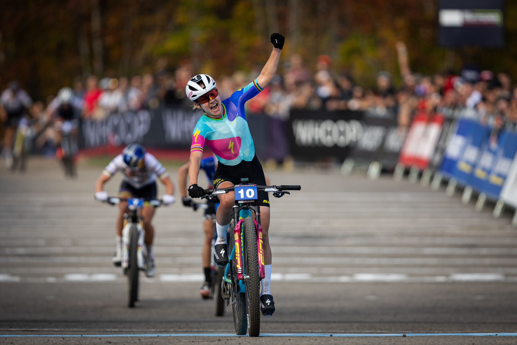 UCI Mountain Bike World Series UCI CROSS COUNTRY SHORT TRACK WORLD CUP FREI AND KORETZKY MAKE IT BACK TO BACK IN MONT SAINTE ANNE