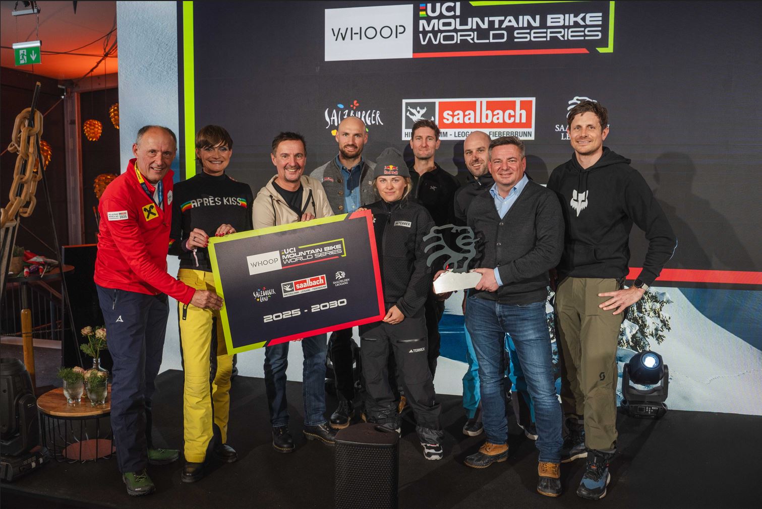 The WHOOP UCI Mountain Bike World Series announces five-year partnership with Saalfelden Leogang - Salzburgerland