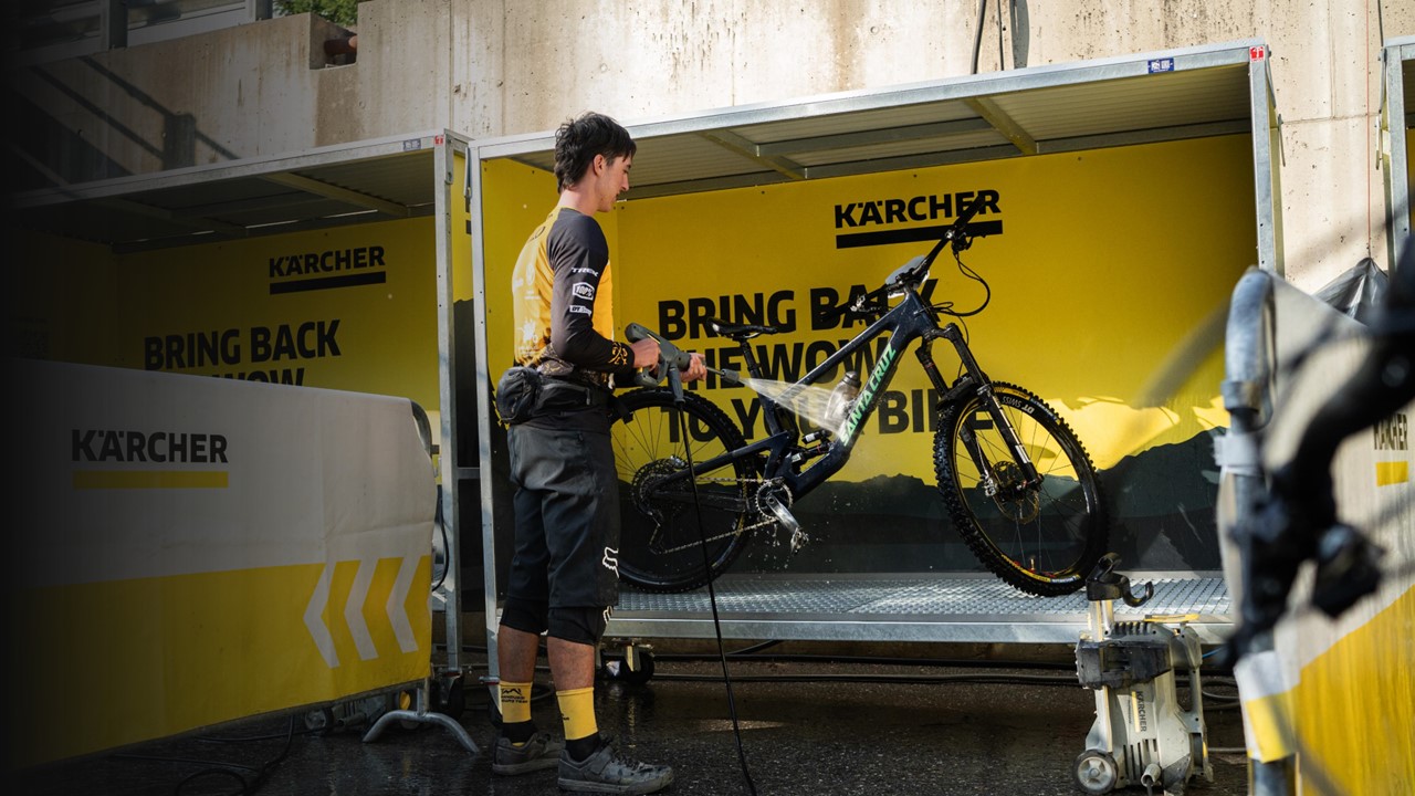 Kärcher announced as Official Partner of WHOOP UCI Mountain Bike World Series
