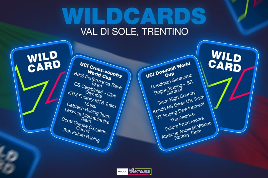 Wildcard Teams Unveiled for WHOOP UCI Mountain Bike World Series in Val di Sole, Trentino