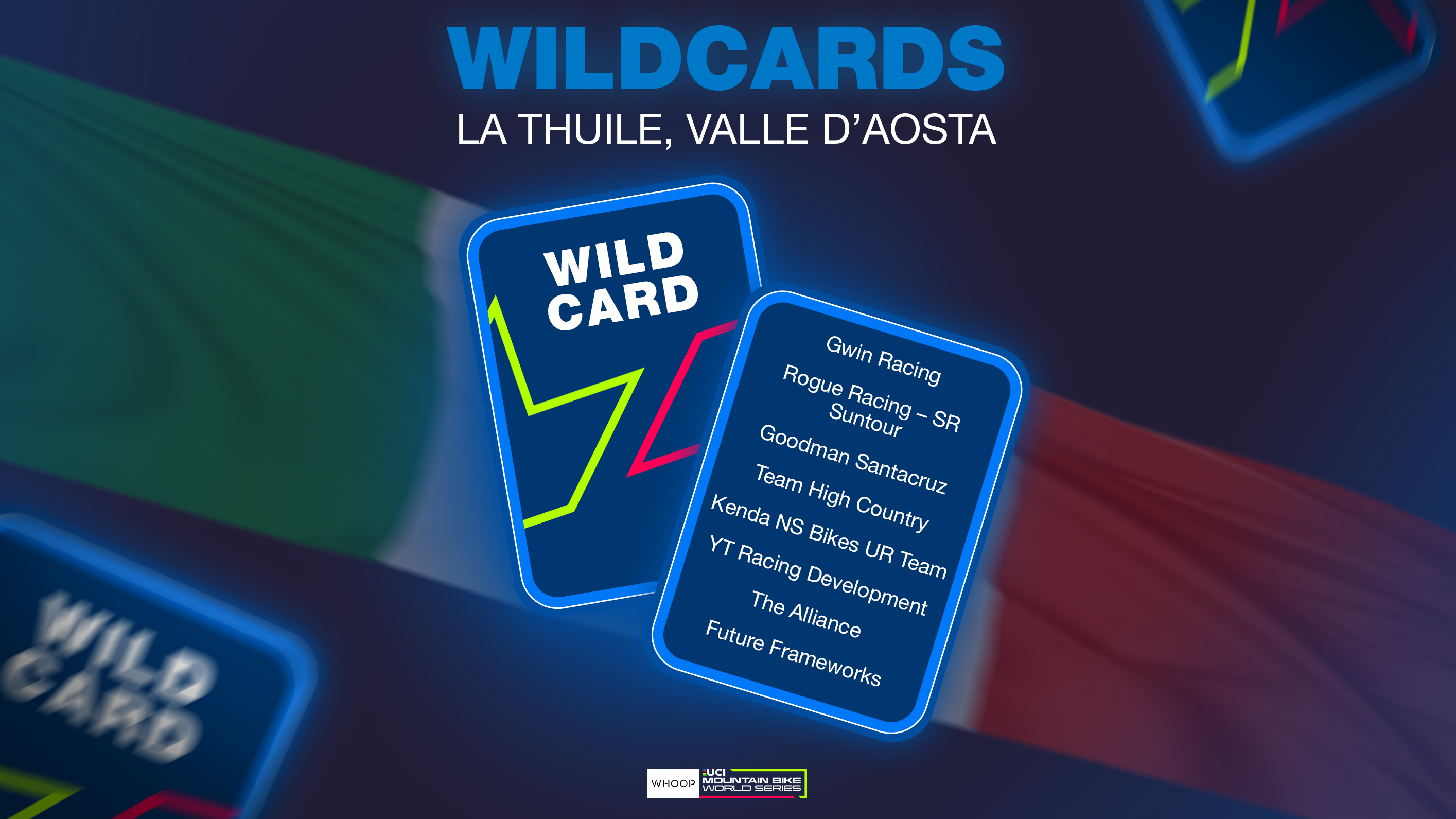 Wildcard Teams Unveiled for WHOOP UCI Mountain Bike World Series in La Thuile - Valle d'Aosta